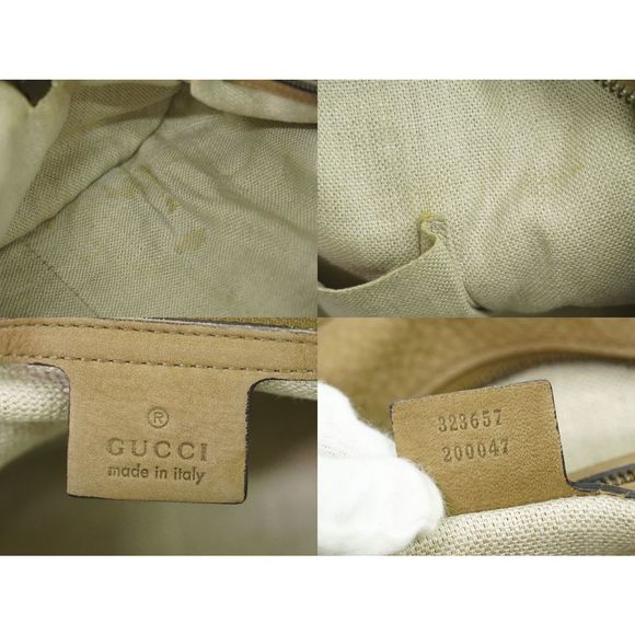 Gucci Python Leather Handbag Beige - Picture 9 of 9